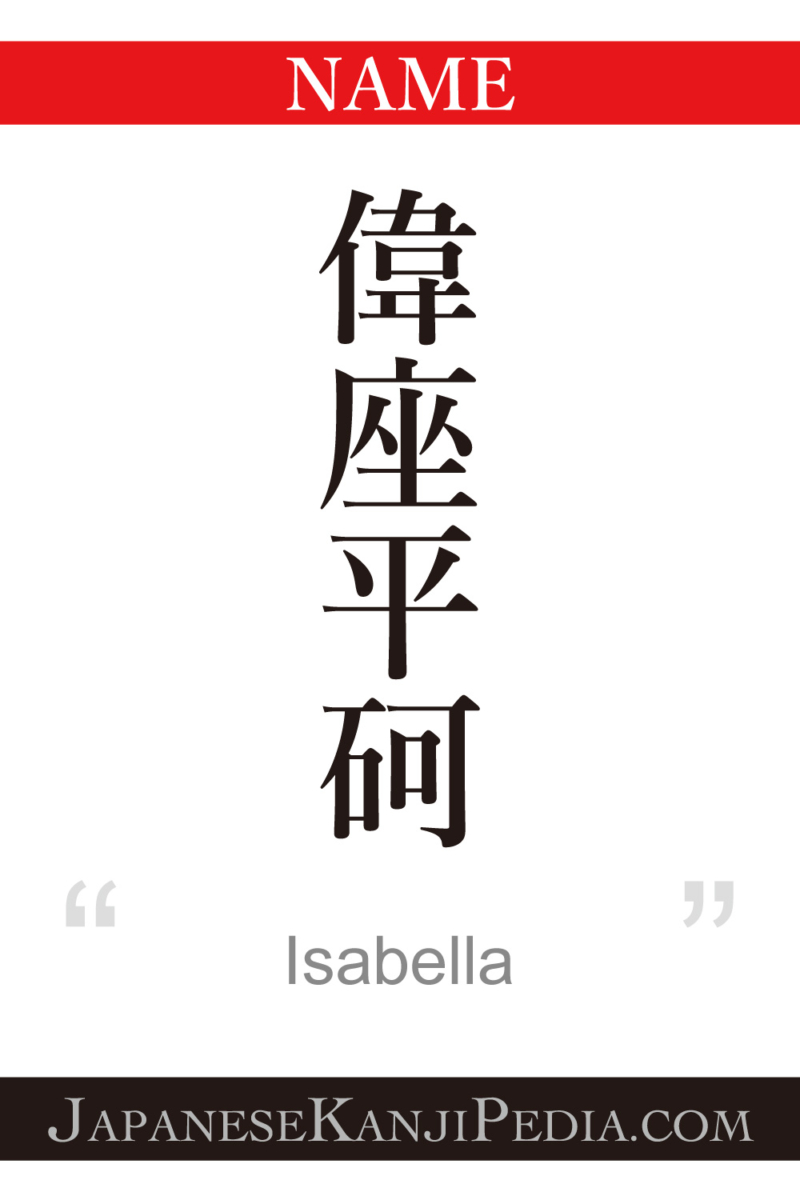 isabella-name-in-japanese-isabella-sticker-teepublic